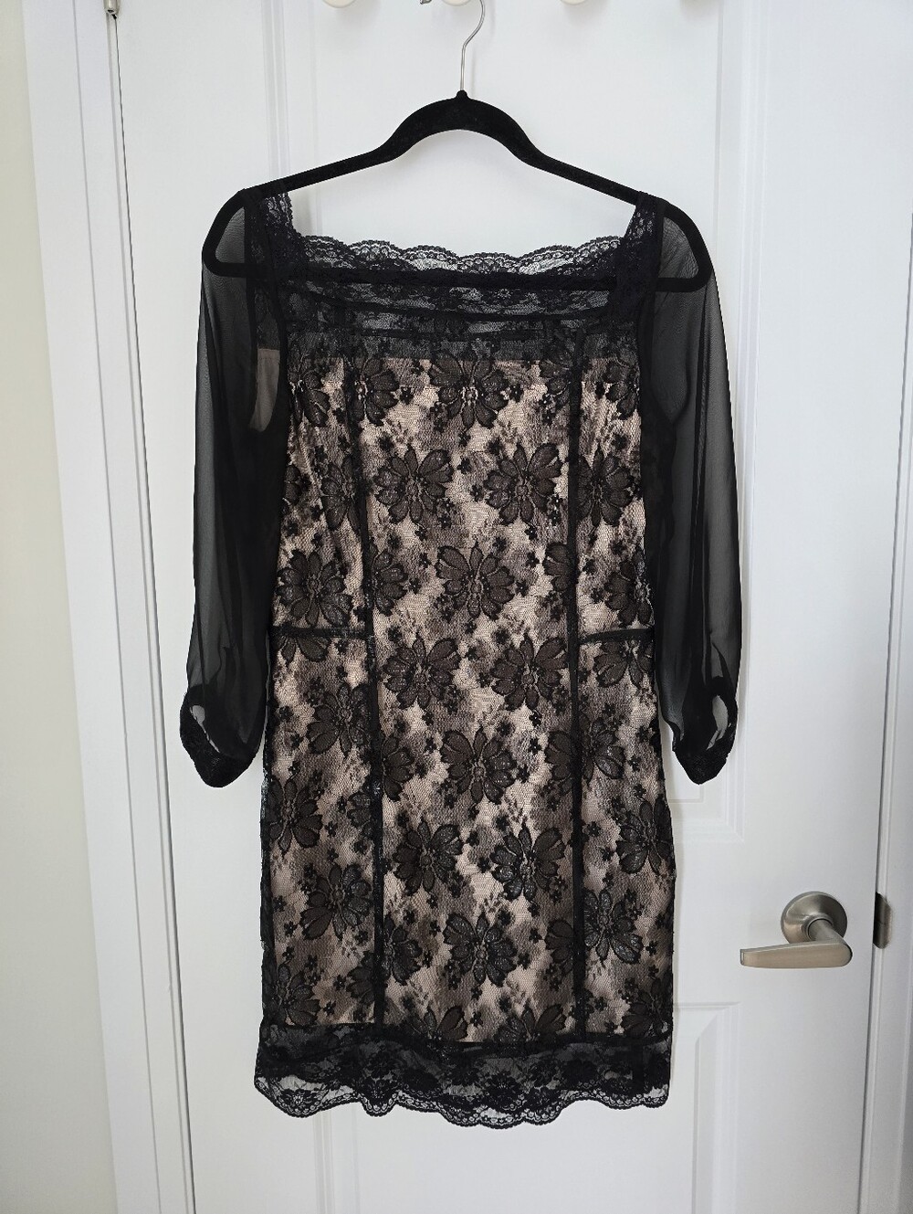 H&M Black Lace Dress, Size 6